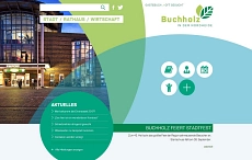 Startseite Internetauftritt von Buchholz